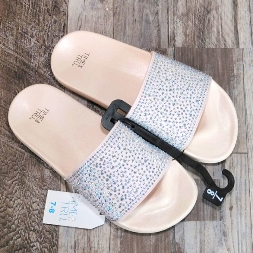 Women's Rhinestone Slides, Sandals